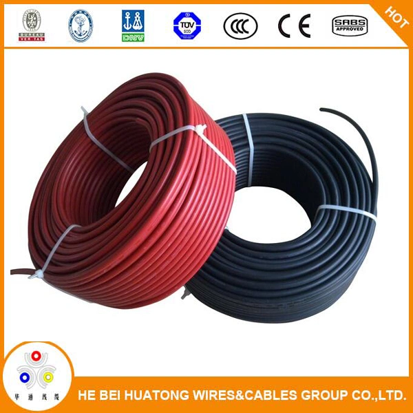 En 50618 PV1f DC Ring Cable 4mm 6mm Extension PV Cables for Solar Power Panel Station Connector IEC 62930 Cord Price Sun Battery Powered Extension